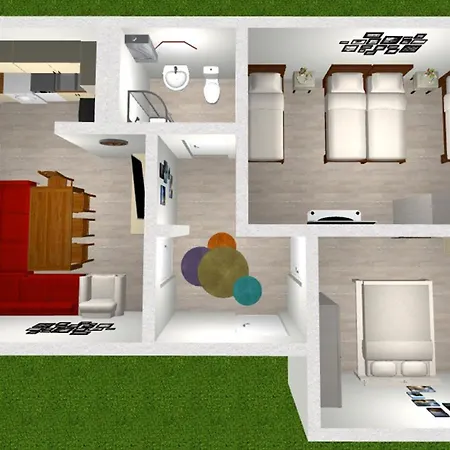 Διαμέρισμα Large 2 Bedrooms Flat - Center - In Front Of The *